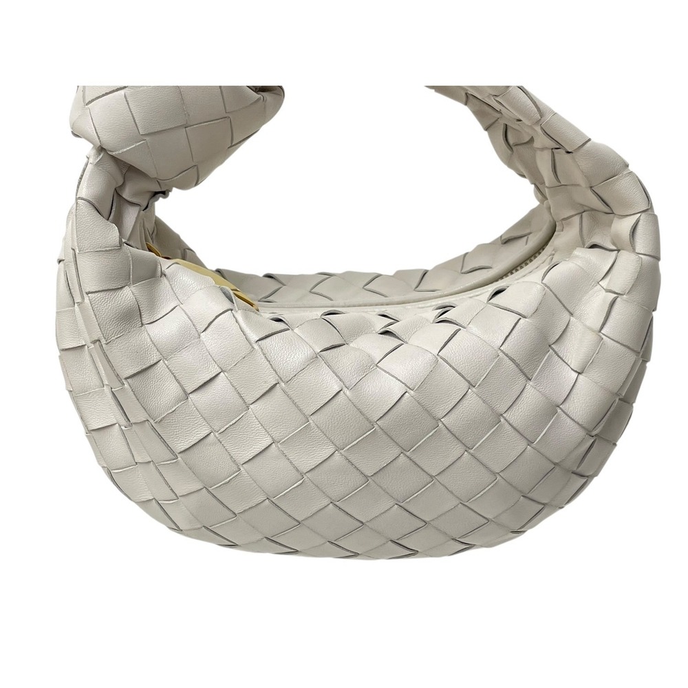 Bottega Veneta White Jodie Handbag